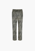 Laurie -  Kelly Regular SL (#101042) - Short Length - Dark Sand Striped Print