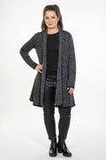 Invero - Lang vest Kitty - Schwarz/Stone