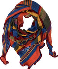 Invero Töne -Driehoekige Merino omslagdoek Kyra 100% wol  - Garden