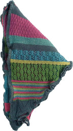 Invero Töne - Driehoekige Merino omslagdoek Kyra 100% wol  - Magic