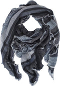 Invero Töne - Driehoekige Merino omslagdoek Kyra 100% wol  - kleur Nebel