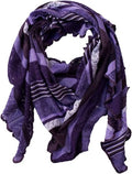 Invero Töne - Driehoekige Merino omslagdoek Kyra 100% wol  - Lila