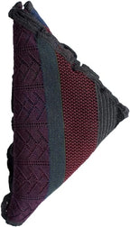 Invero Töne - Driehoekige Merino omslagdoek Kyra 100% wol  - Nachtigal