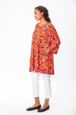 AÏNO - Tuniek Bianca * Rood bloem