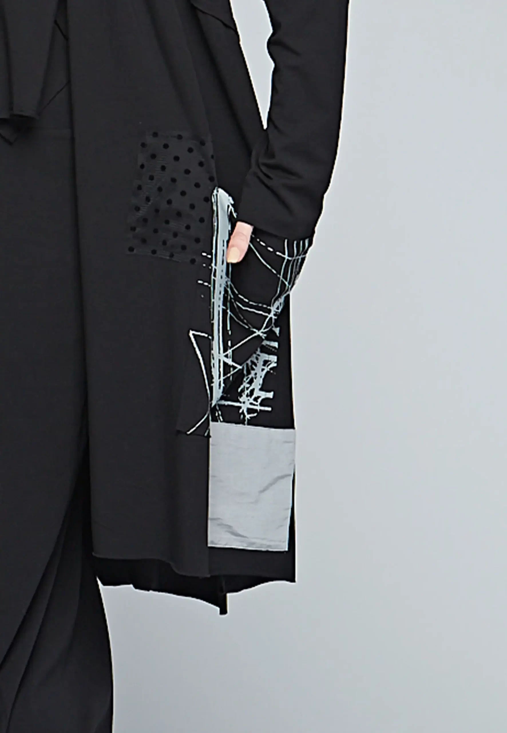 Luukaa - Vest - 24K308 - Zwart/Grijs