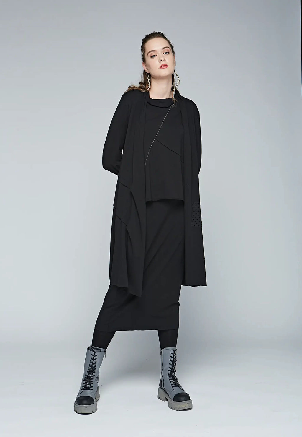 Luukaa - Vest - 24K308 - Zwart/Grijs