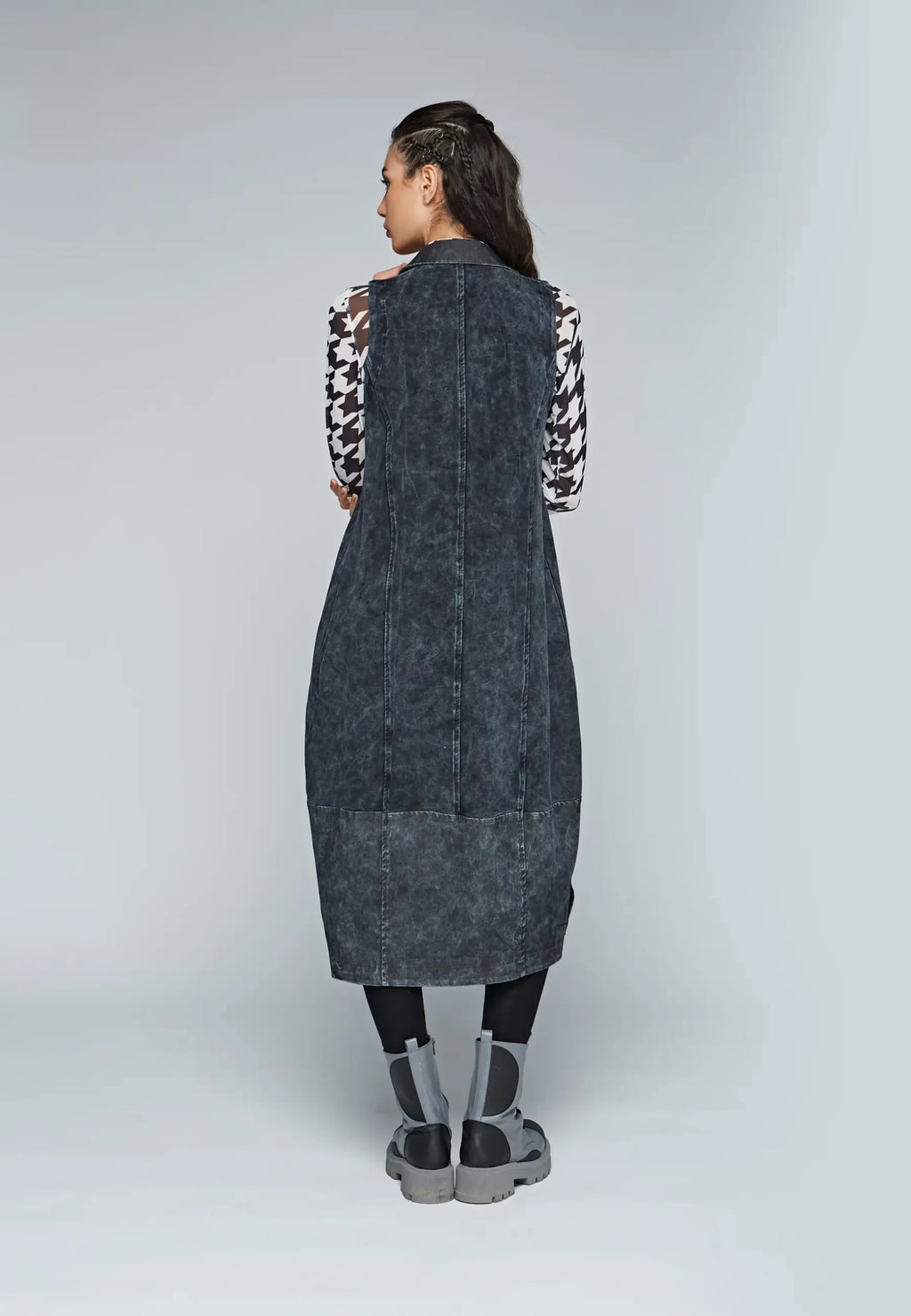 Luukaa - Jurk 24K509 - Black Denim