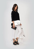 Luukaa -  Blouse - Black white