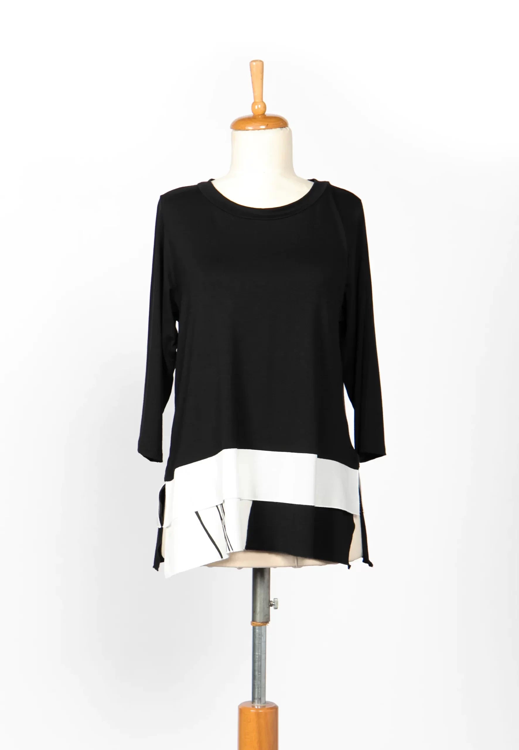 Luukaa -  Blouse - Black white