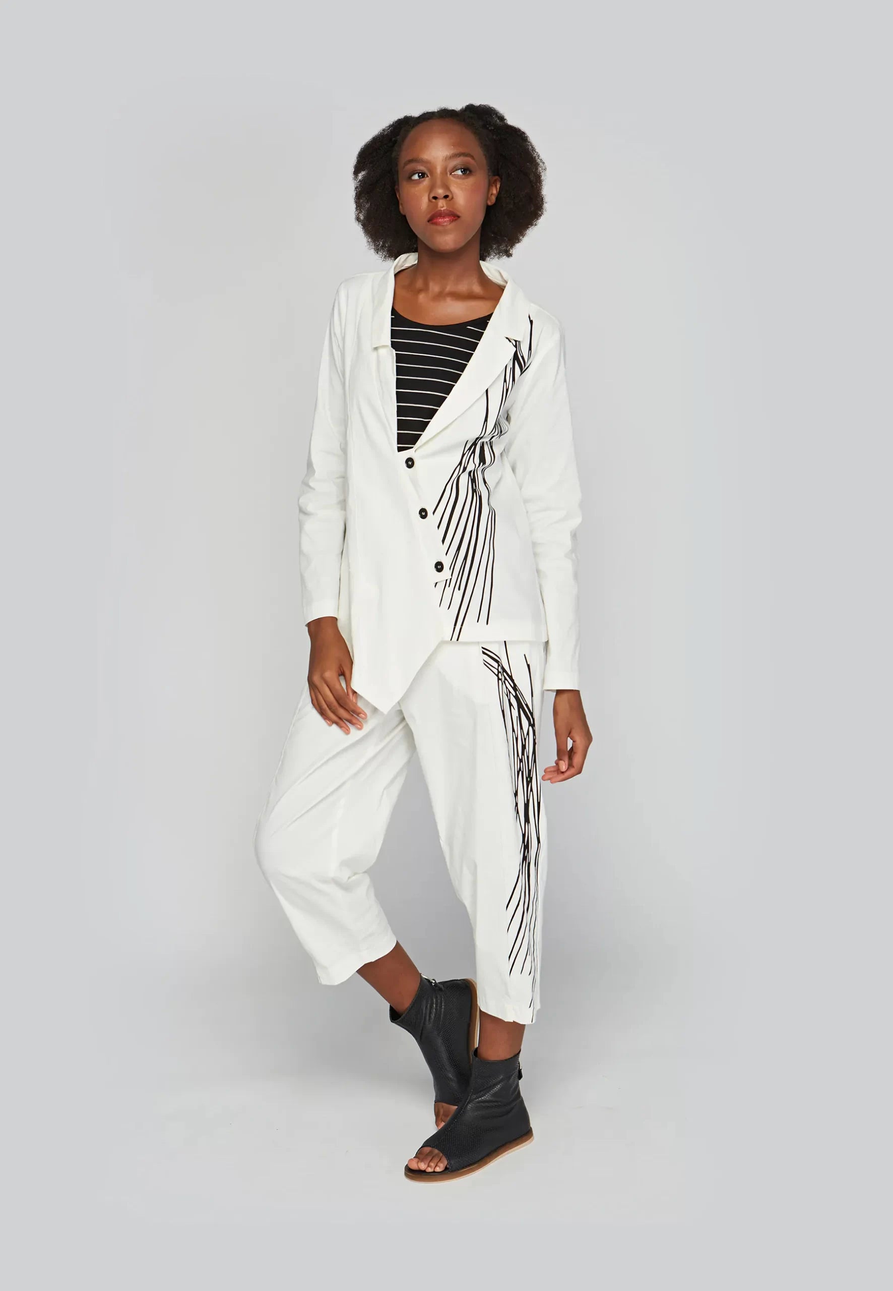 Luuka - Broek Black white