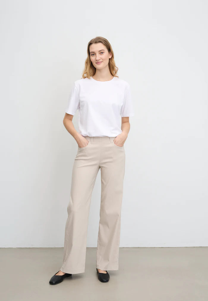 LauRie - Donna Loose ML Viscose (#100887) - Grey Sand