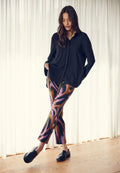 Laurie -  Kelly Regular SL (#101042) - Black Print - Maat 48