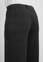 LauRie - Donna Loose ML Viscose (#101192) - Anthracite Check