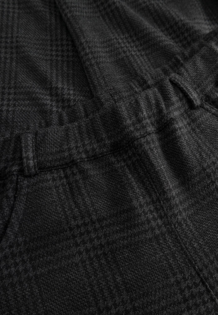 LauRie - Donna Loose ML Viscose (#101192) - Anthracite Check