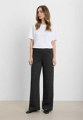 LauRie - Donna Loose ML Viscose (#101192) - Anthracite Check