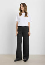 LauRie - Donna Loose ML Viscose (#101192) - Anthracite Check