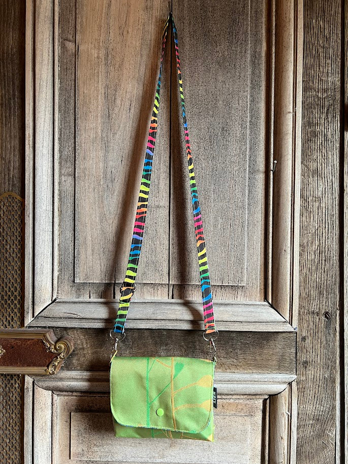 LIEZ -  handmade Tas - Schoudertasje - Groen