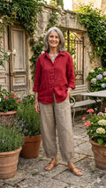 BB style - Linnen basic blouse