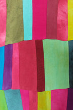 Liz & Joe - Patchwork sjaal, viscose - Regenboog