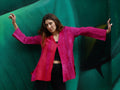 Liz & Joe - Linnen jasje (LT 33412 L) - Rood/Magenta