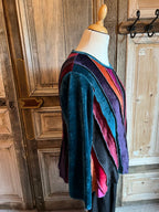 Liz & Joe - Blouse van zacht stretch fluweel
