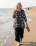 Luna Serena - Tuniek Loes - 06 Black/White