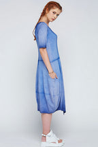 Luukaa - Jurk - lavendelblauw - Maat 2