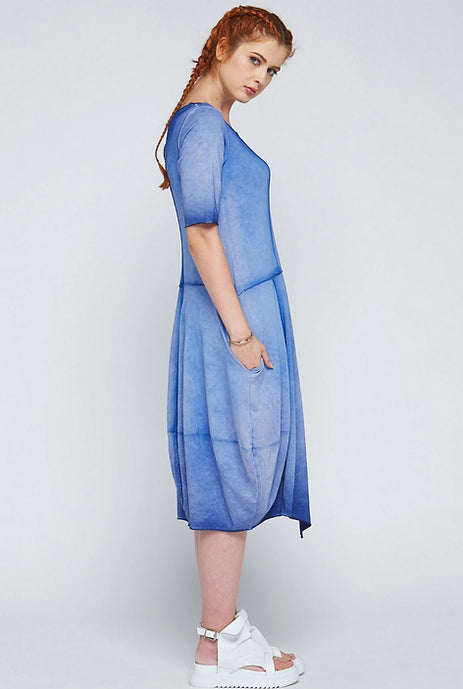 Luukaa - Jurk - lavendelblauw - Maat 2