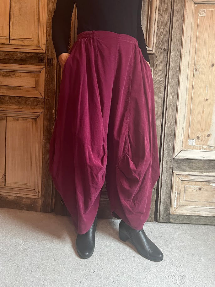MB Style - Broek ronde pijpen - Bordeaux