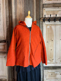 MB style - Jasje wol met rits - Oranje