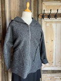 MB style - Jasje wol met rits - Grijs