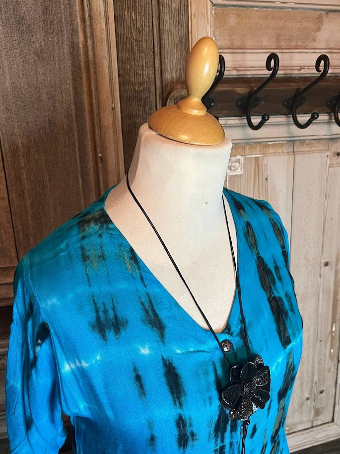 Mapa Mundo - Jurk Flora Tie dye