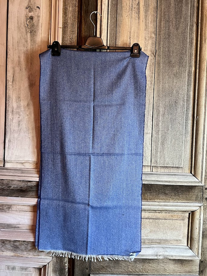 McNutt of Donegal - Sjaal Merino cashmere - Blauw #