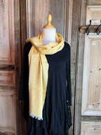 McNutt of Donegal - Sjaal Merino cashmere - Lemon #