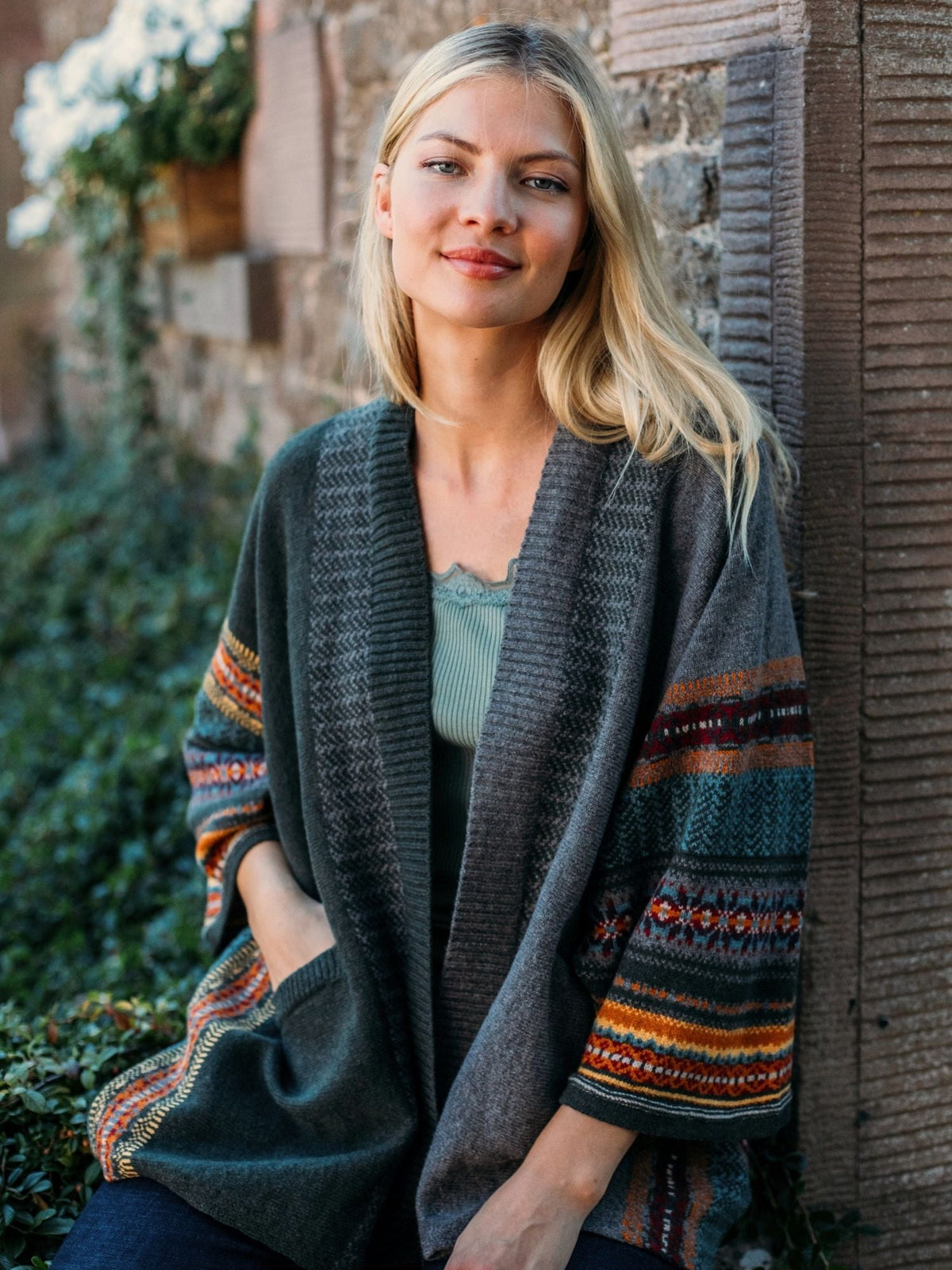 Eribé - Vest Montrose Blanket Coat - Bracken - C4141