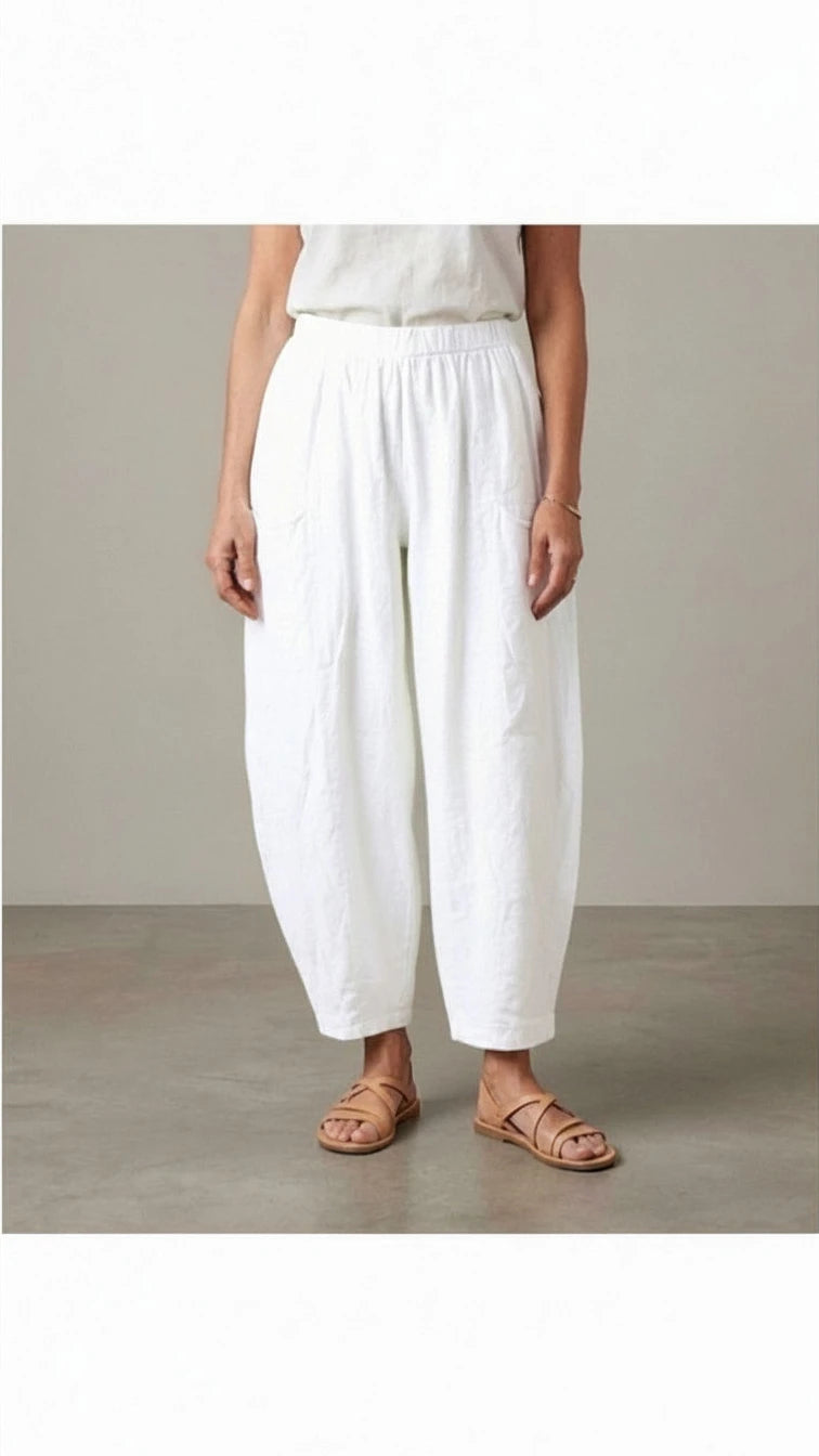Moonshine - Linnen Broek - Wit