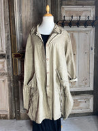 Moonshine - Tussenjas - Kaki Stonewashed