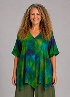 Normal Crazy - blouse Dinie korte mouw - Groen