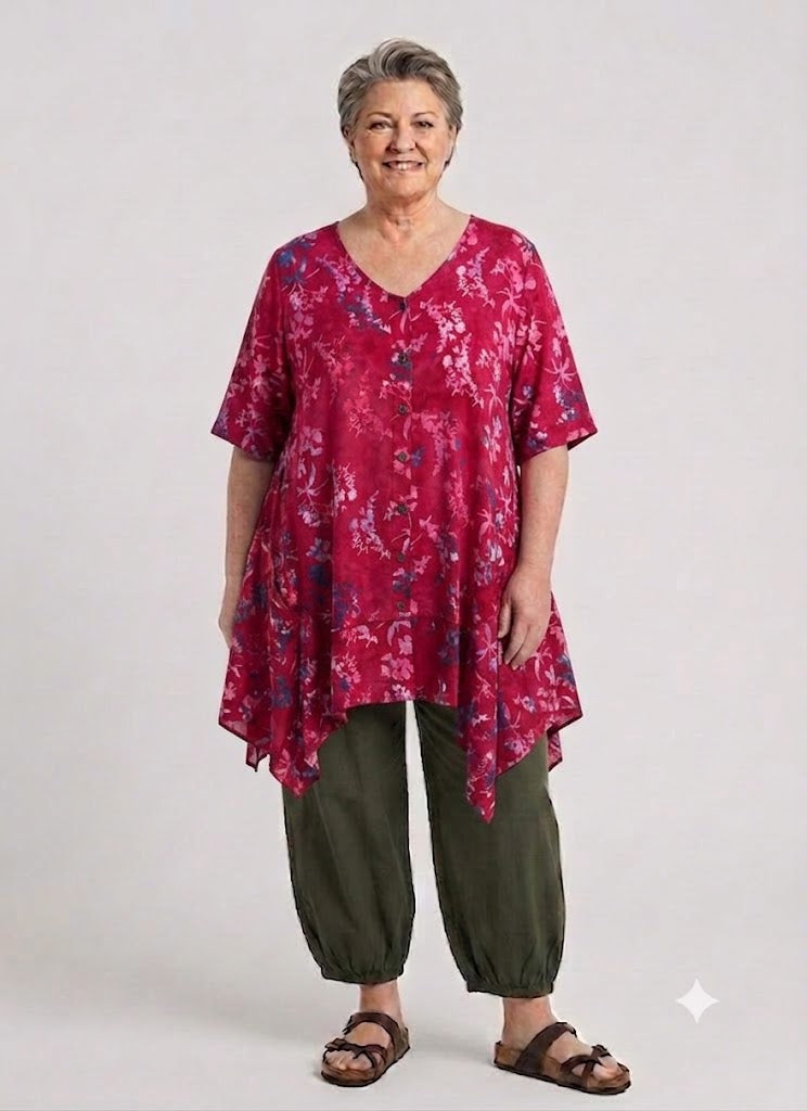 Normal Crazy - Tuniek Peru korte mouw - Magenta