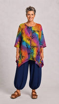 Normal Crazy - Wizard batik - korte mouw - regenboog libellen