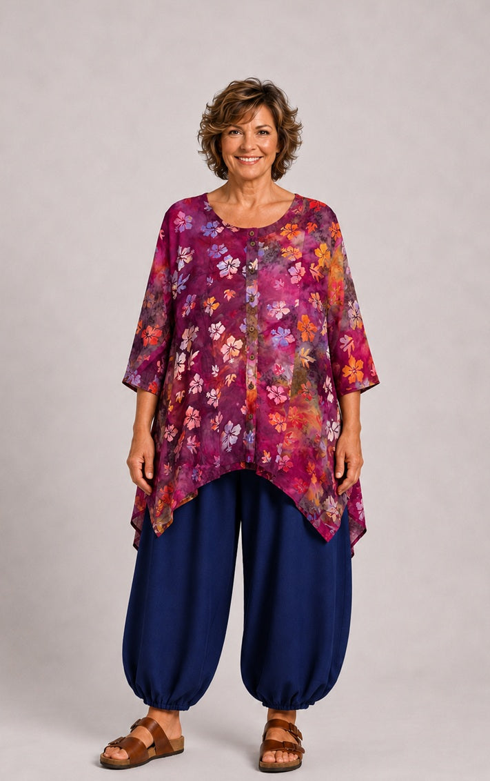 Normal Crazy - Wizard batik - korte mouw