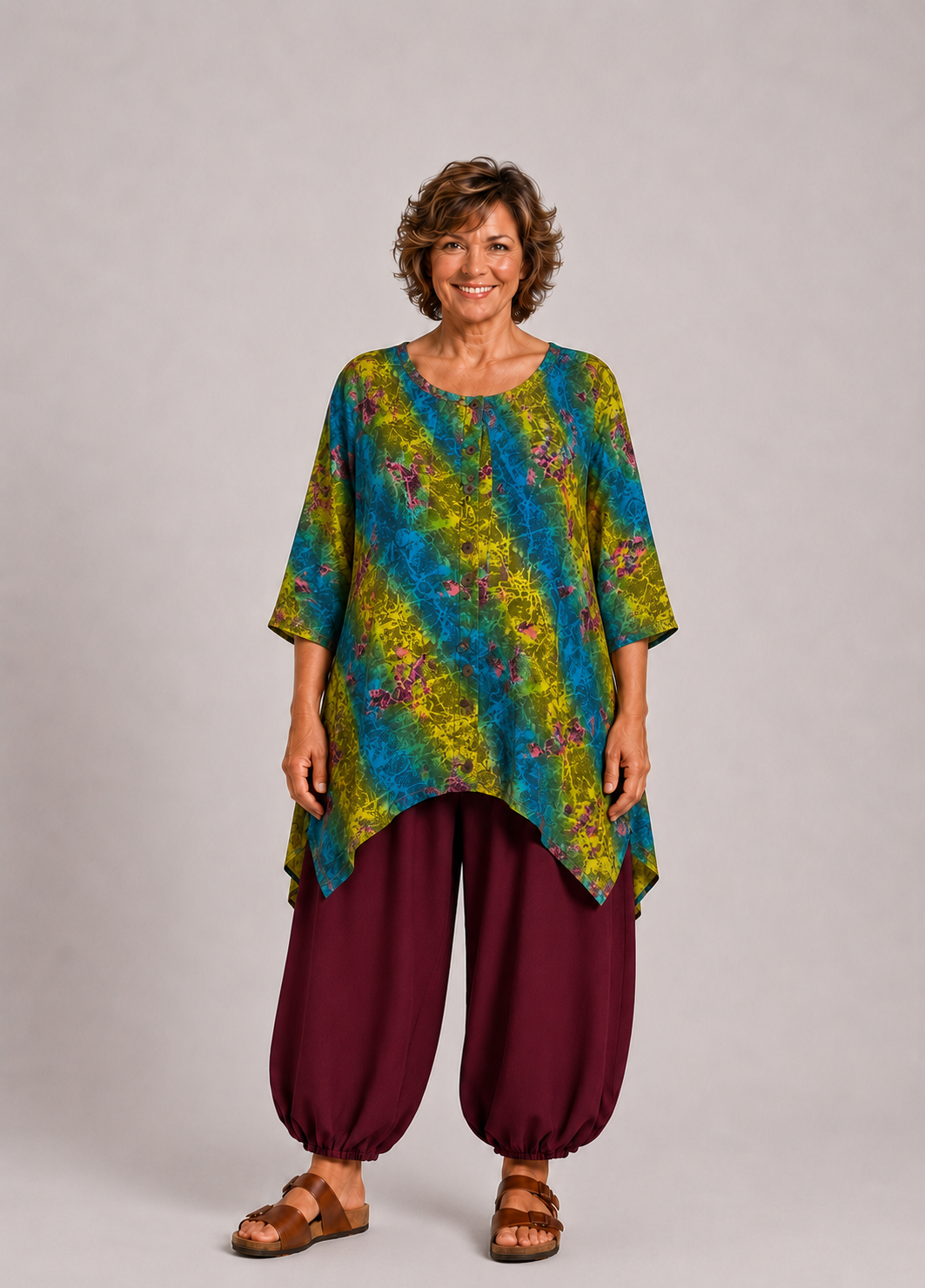 Normal Crazy - Wizard batik - korte mouw