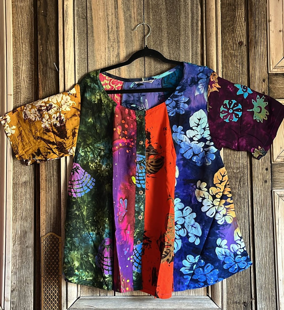Normal Crazy - New Moza Patchwork - korte mouw