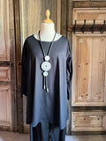 Normal Crazy - Dress Aline Lange mouw - Black