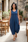 Normal Crazy -  Ballonjurk blauw maat M laatste kans