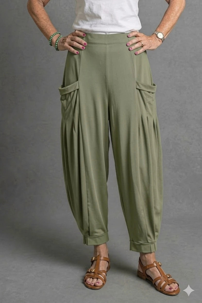 Normal Crazy - Broek Berk - Olijf groen