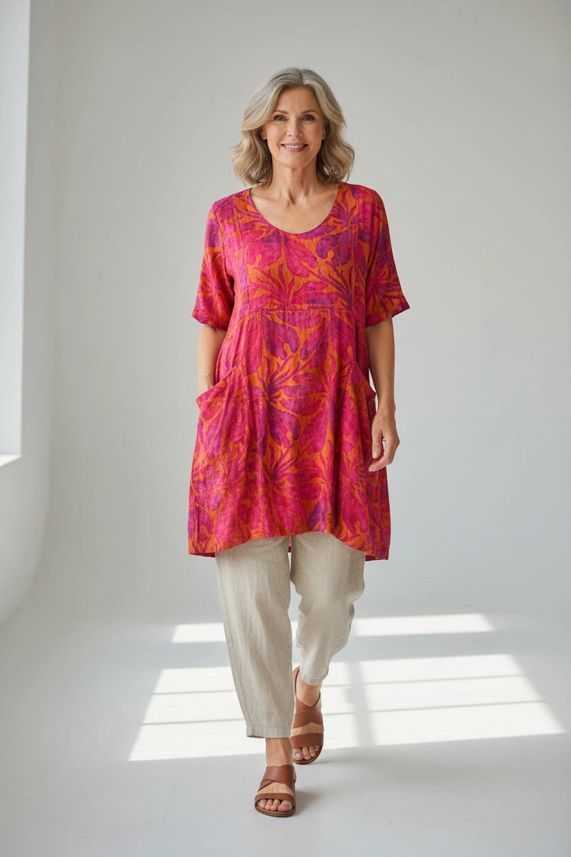 Normal Crazy -Dress Bora - Rood