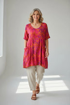Normal Crazy -Dress Bora - Rood