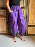 Normal Crazy - Broek Delphine - Purple - 100% Rayon
