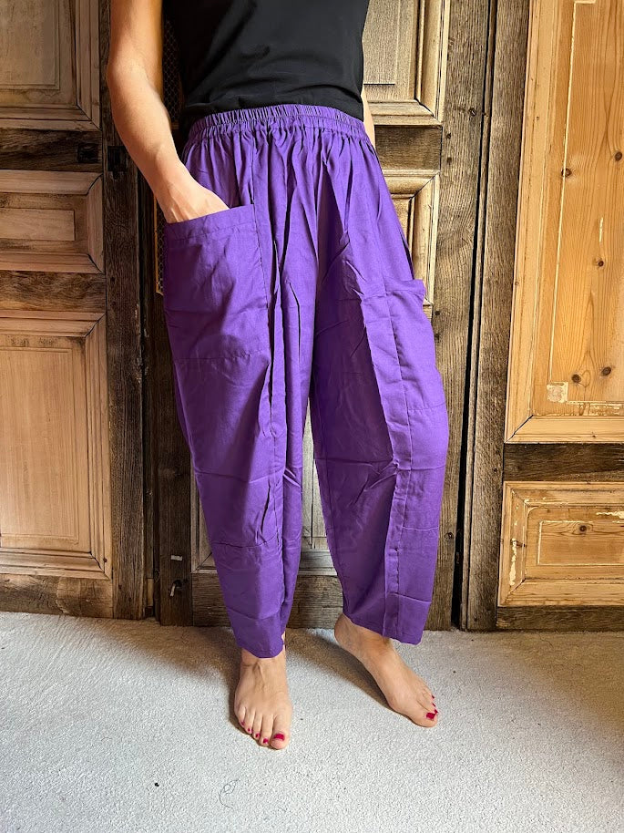 Normal Crazy - Broek Delphine - Purple - 100% Rayon